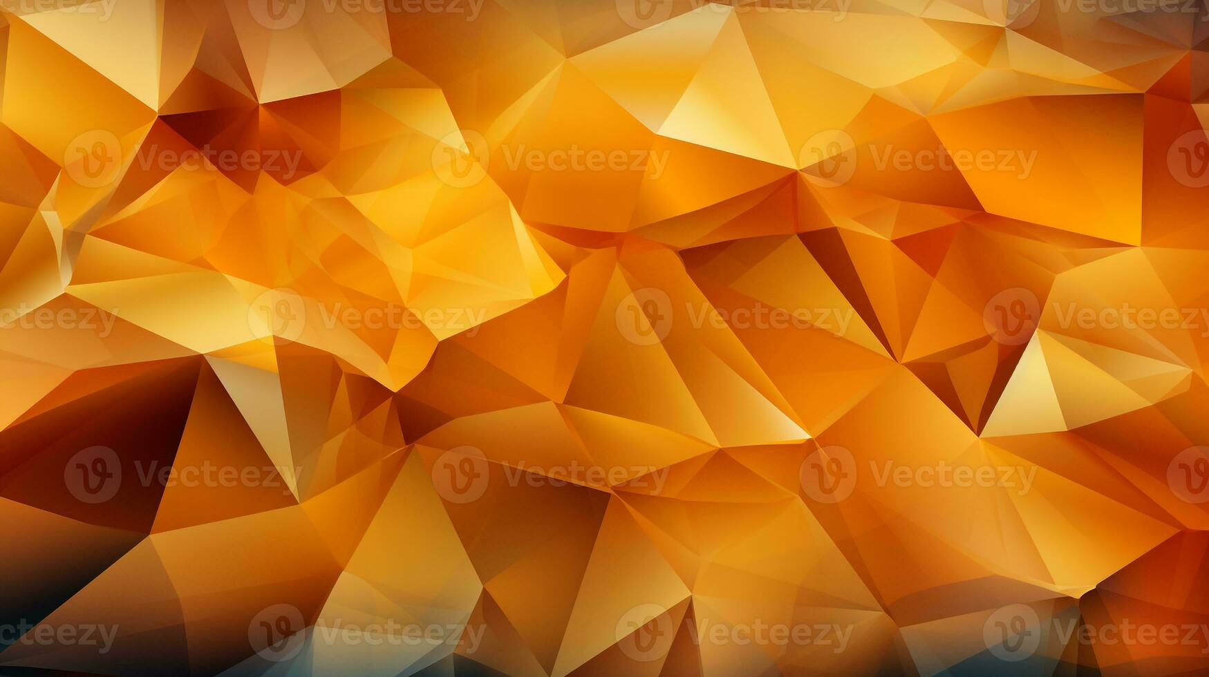 Background yellow polygon ai photo