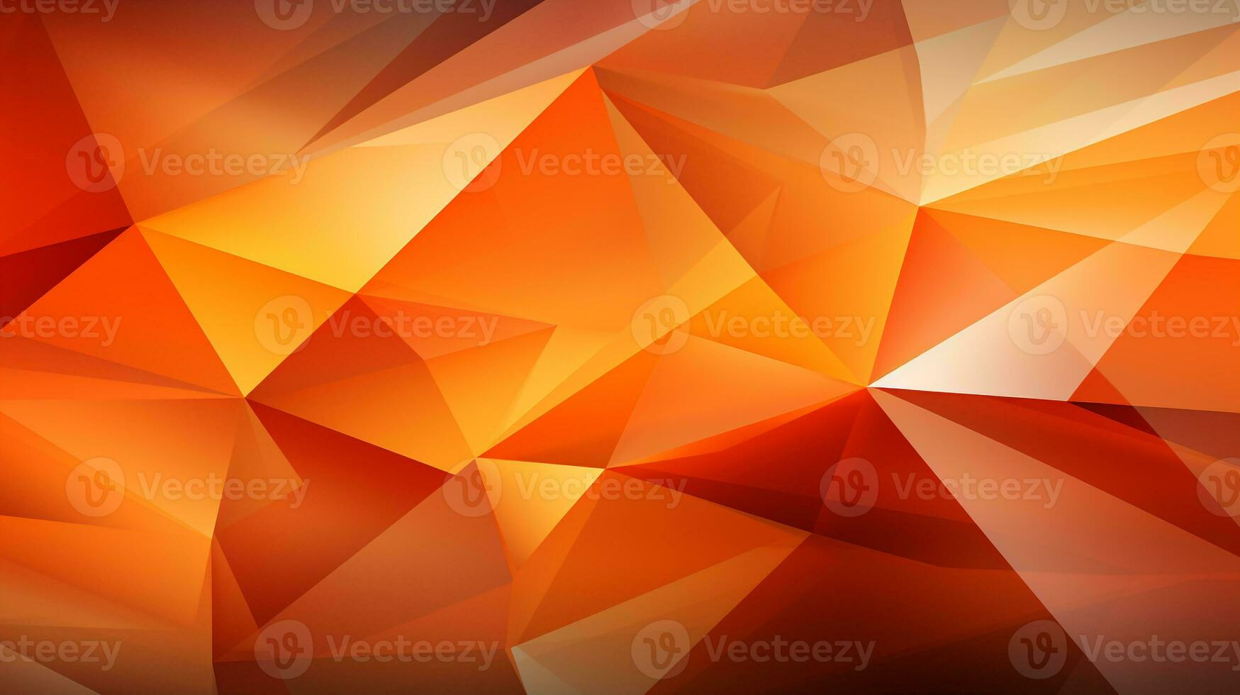 Background orange polygon ai photo