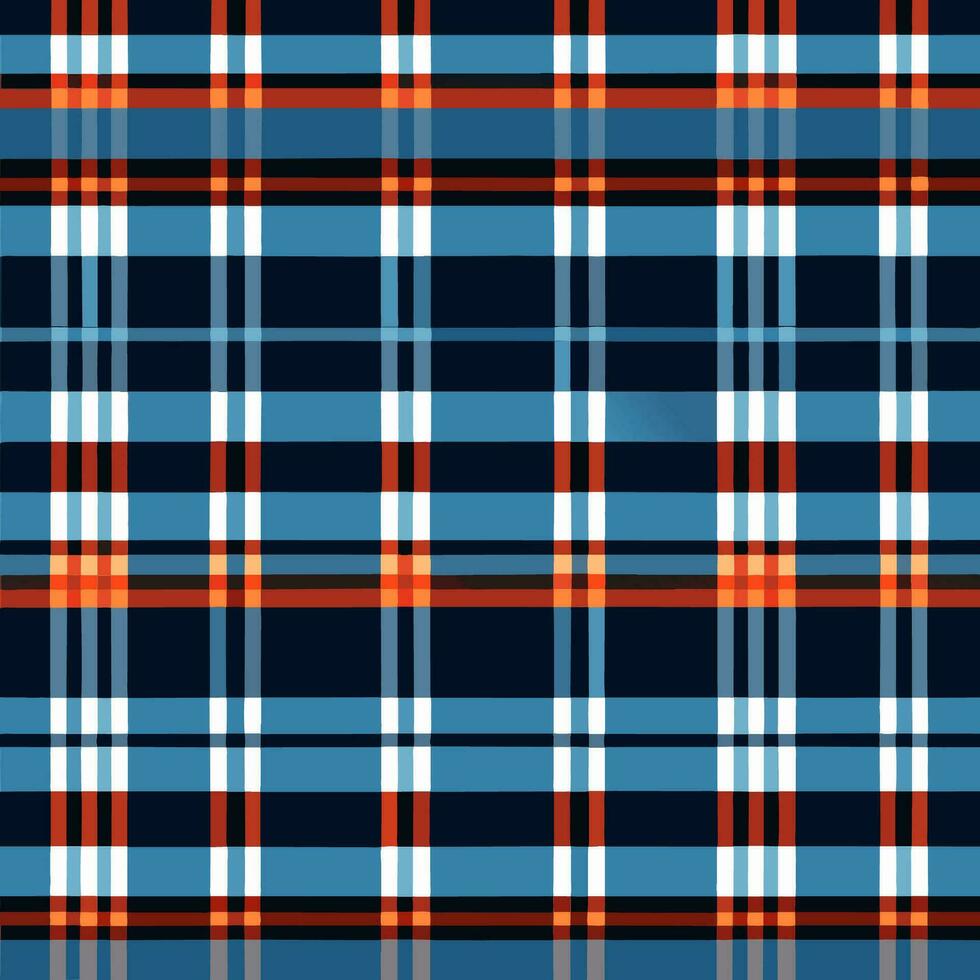 plaid checked pattern seamless fabric textured background modern design vector illustration