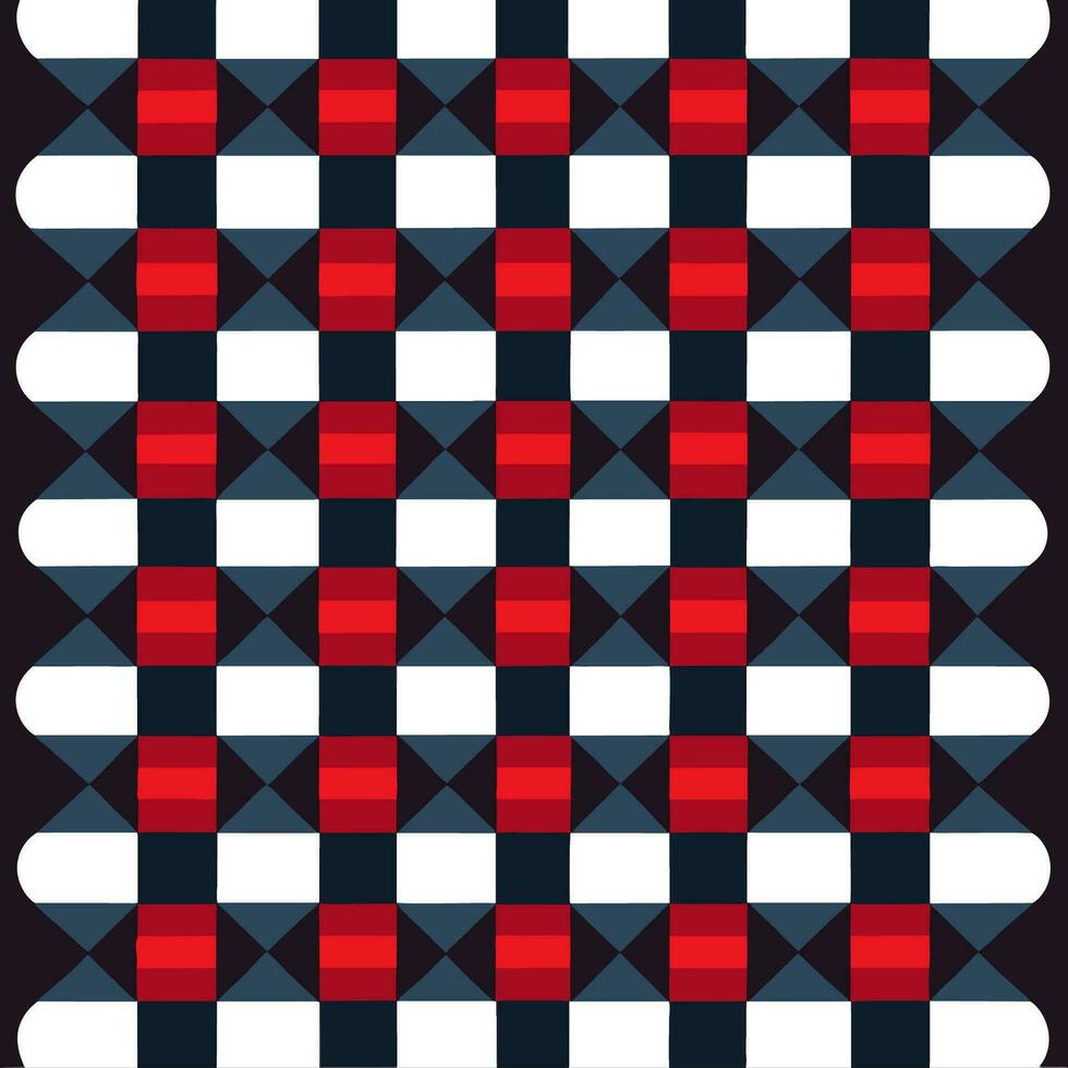 plaid checked pattern seamless fabric textured background modern design vector illustration