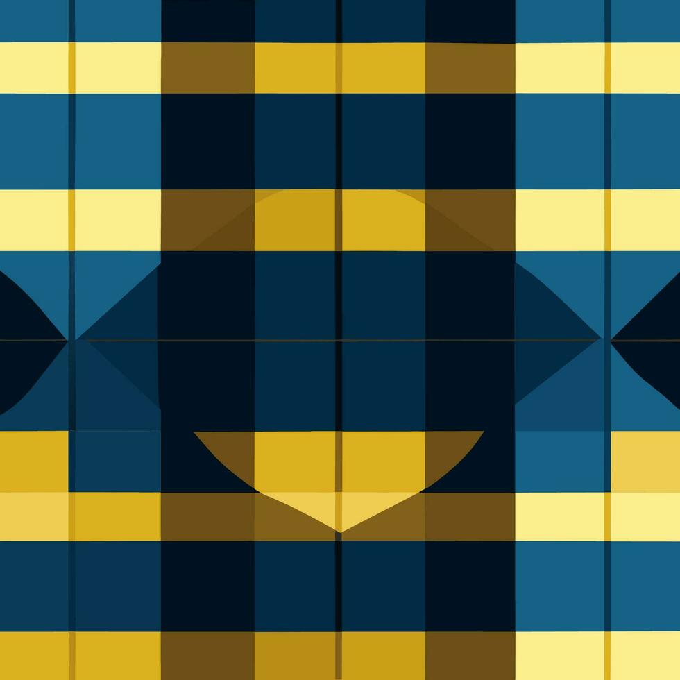 plaid checked pattern seamless fabric textured background modern design vector illustration