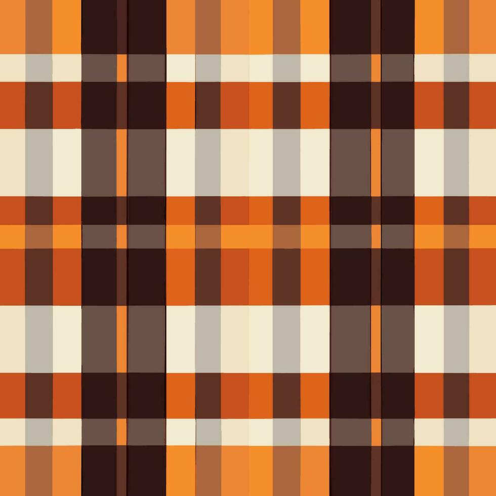 plaid checked pattern seamless fabric textured background modern design vector illustration
