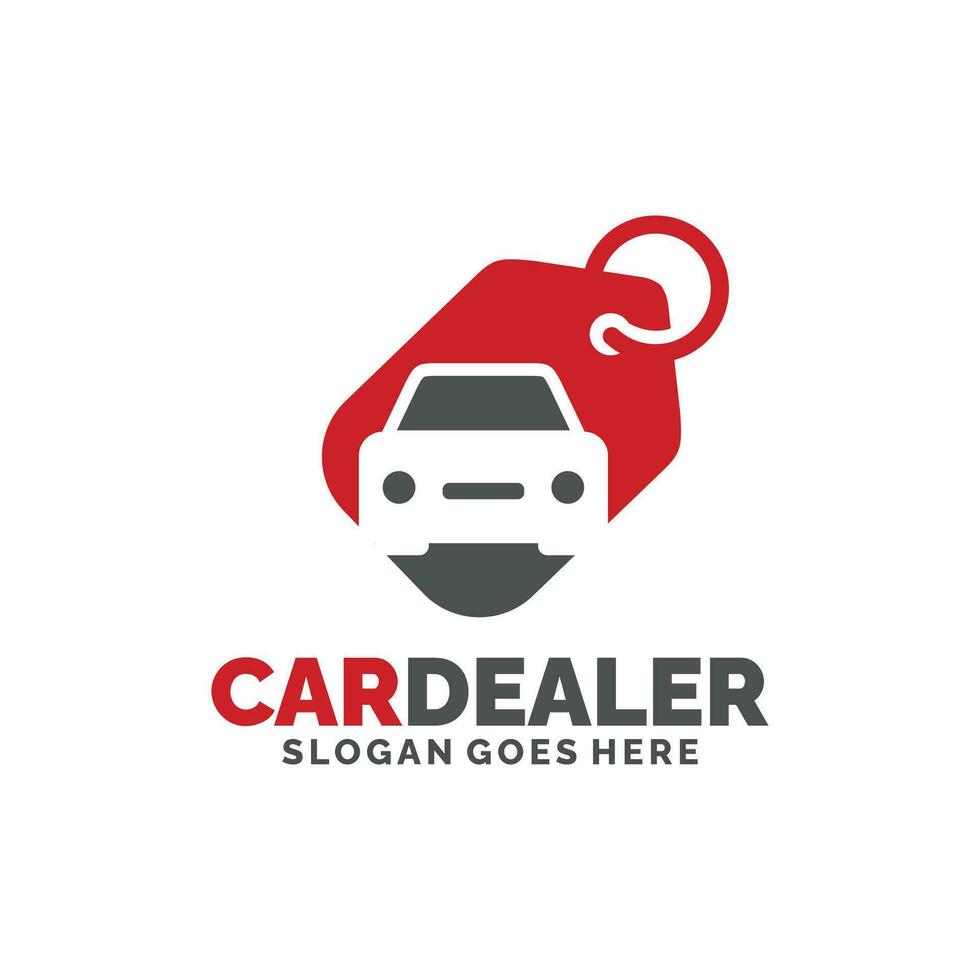 coche concesión logo diseño vector ilustración