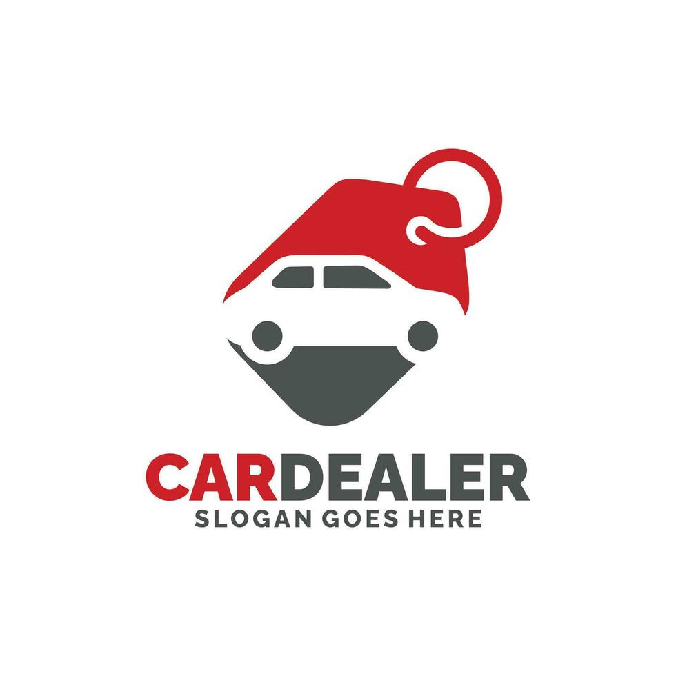 Car dealership logo design vector illustration