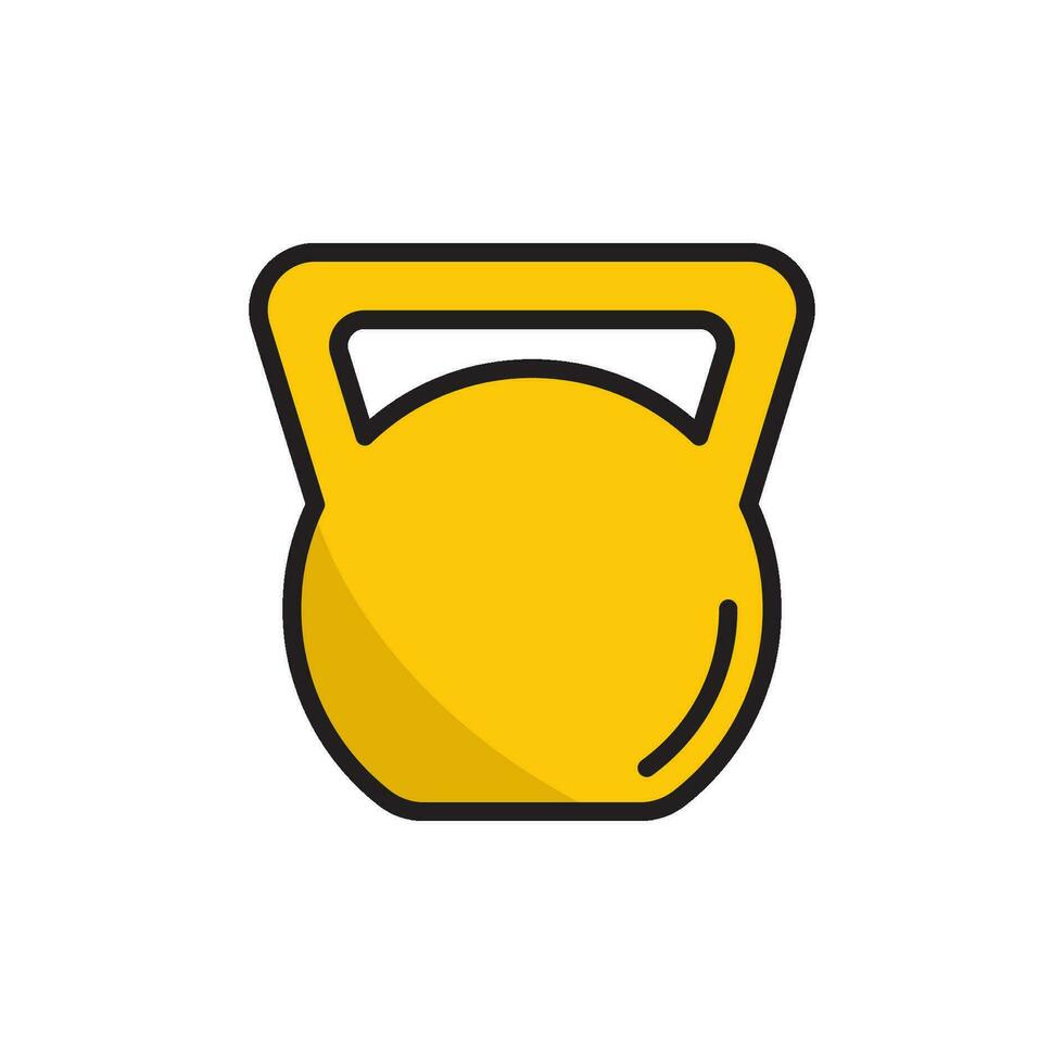 Kettle Bell icon vector design templates simple and modern