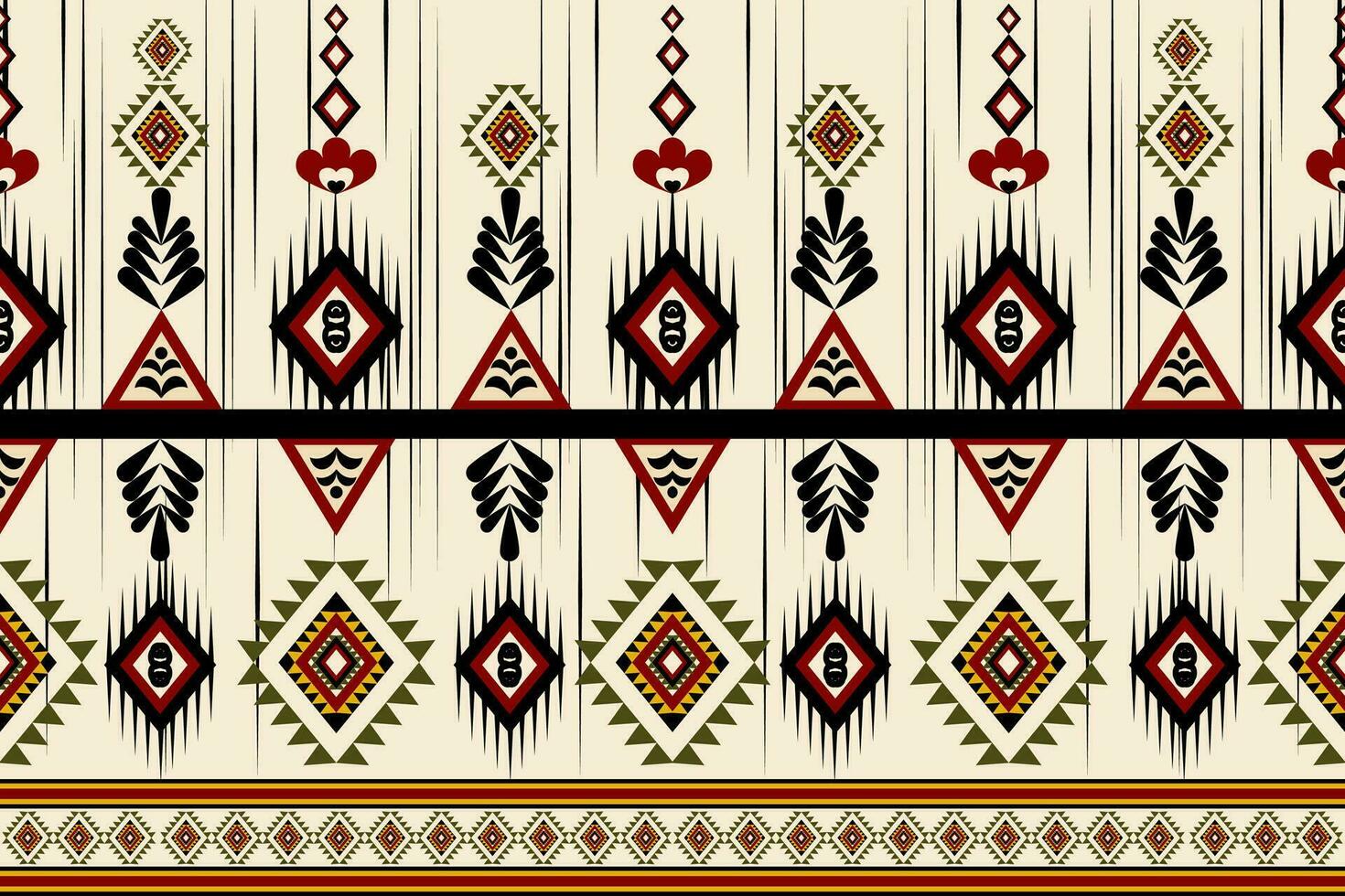 Pattern ethnic design with colors and background for fashion design or other products. vector