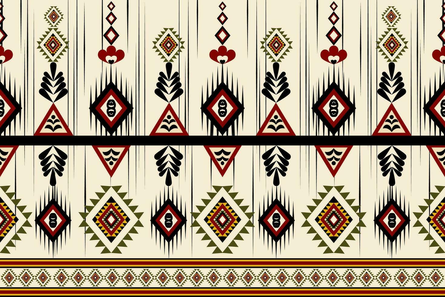 Pattern ethnic design with colors and background for fashion design or other products. vector