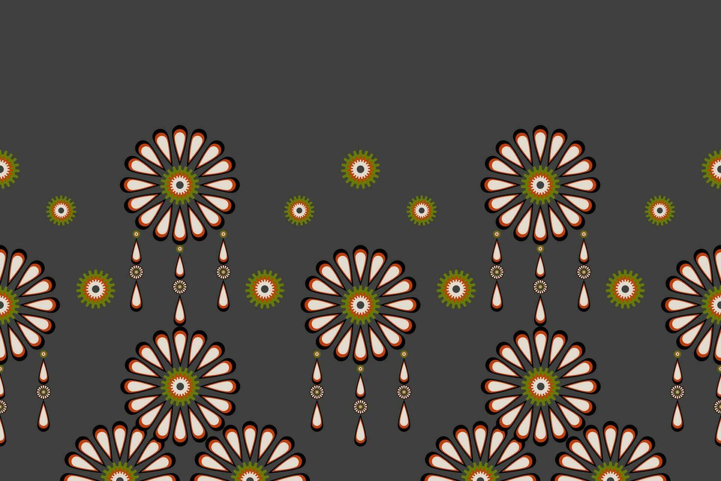 Seamless geometric pattern for background, rug, wallpaper, clothing, wrap, batik, fabric, vector illustration.