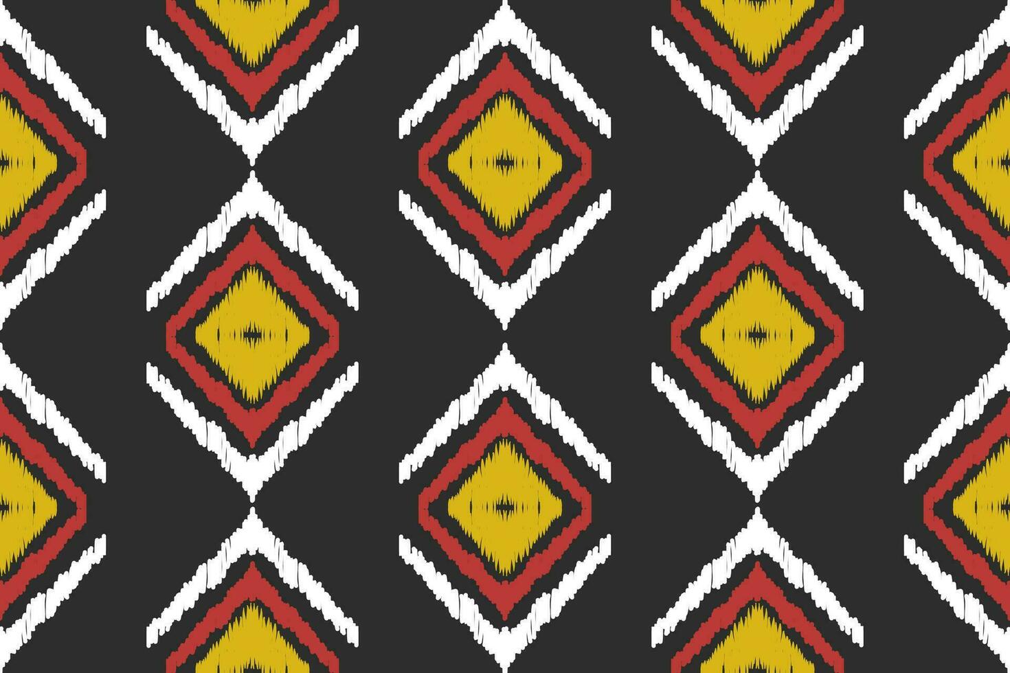 Ikat paisley seamless pattern, traditional seamless pattern, aztec style, embroidery, abstract, vector, design illustration for texture, fabric, print. vector