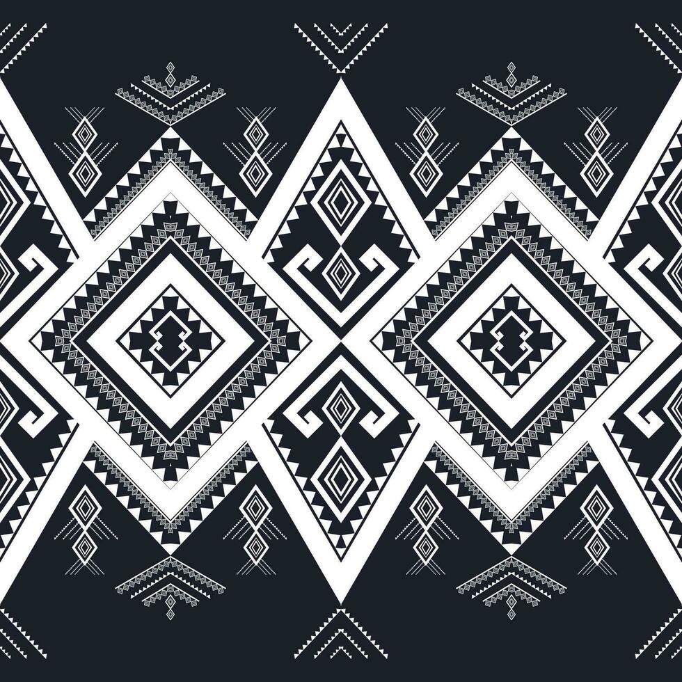Ikat geometric folklore ornament.Vector tribal texture.Seamless stripes in Aztec style.Indian, Scandinavian, Gypsy, Mexican, pattern. folk vector