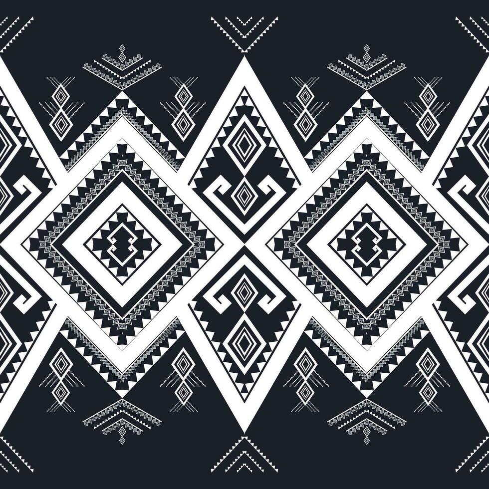 Ikat geometric folklore ornament.Vector tribal texture.Seamless stripes in Aztec style.Indian, Scandinavian, Gypsy, Mexican, pattern. folk vector