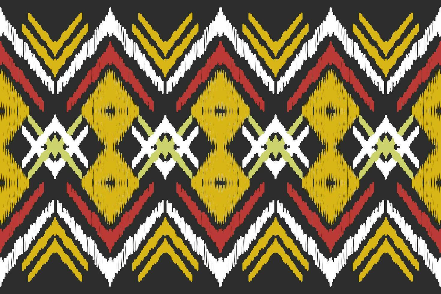 Ikat paisley seamless pattern, traditional seamless pattern, aztec style, embroidery, abstract, vector, design illustration for texture, fabric, print. vector