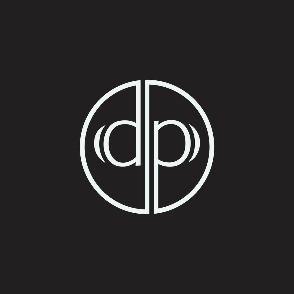 Initial DP PD Letter Logo Design Vector Template. Monogram and Creative Alphabet D P Letters icon Illustration.