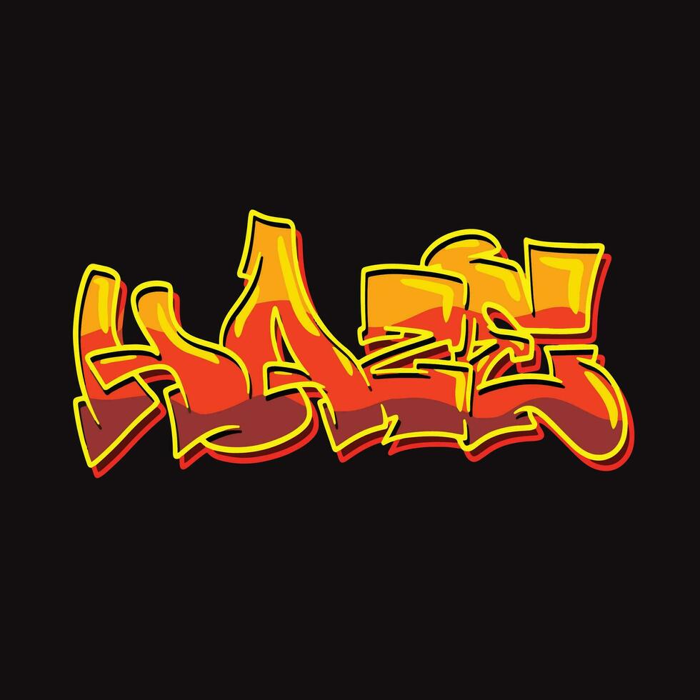 graffiti vector tagging letter word text street art mural hand draw