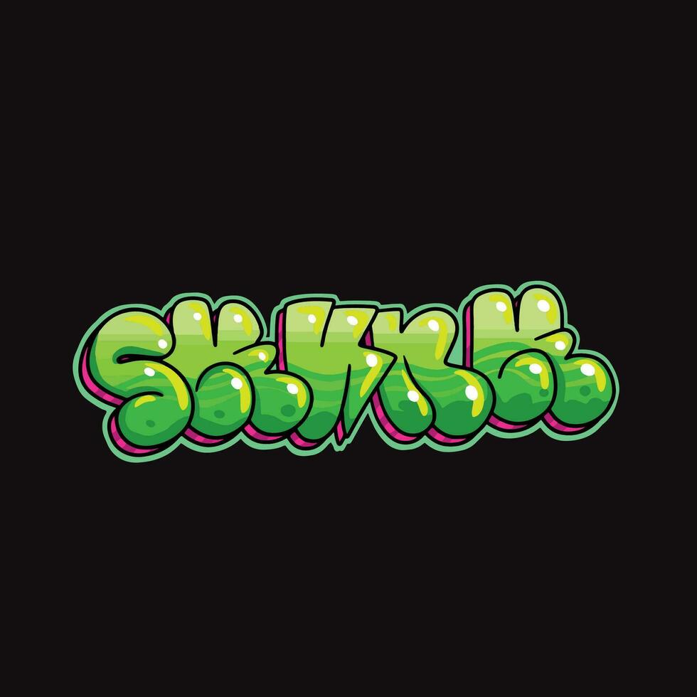 graffiti vector tagging letter word text street art mural hand draw