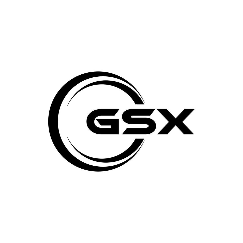 GSX Logo Design, Inspiration for a Unique Identity. Modern Elegance and Creative Design. Watermark Your Success with the Striking this Logo. vector