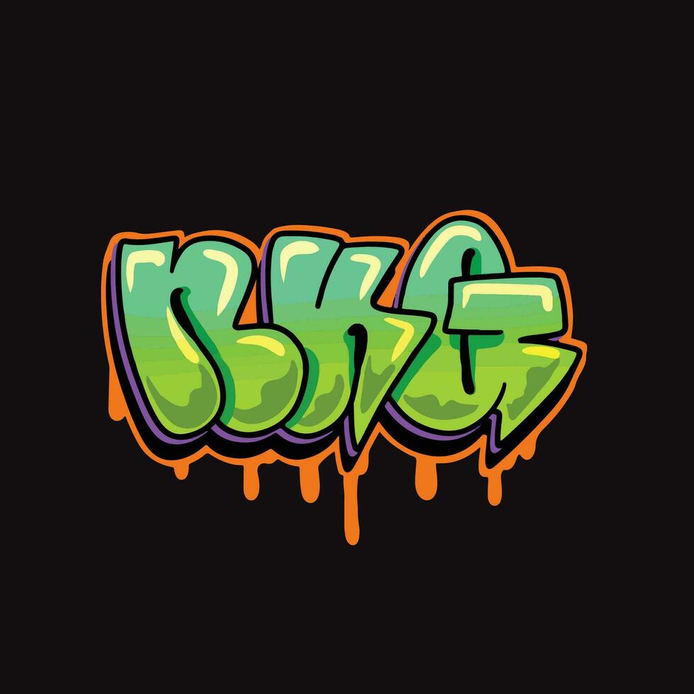 graffiti vector tagging letter word text street art mural hand draw