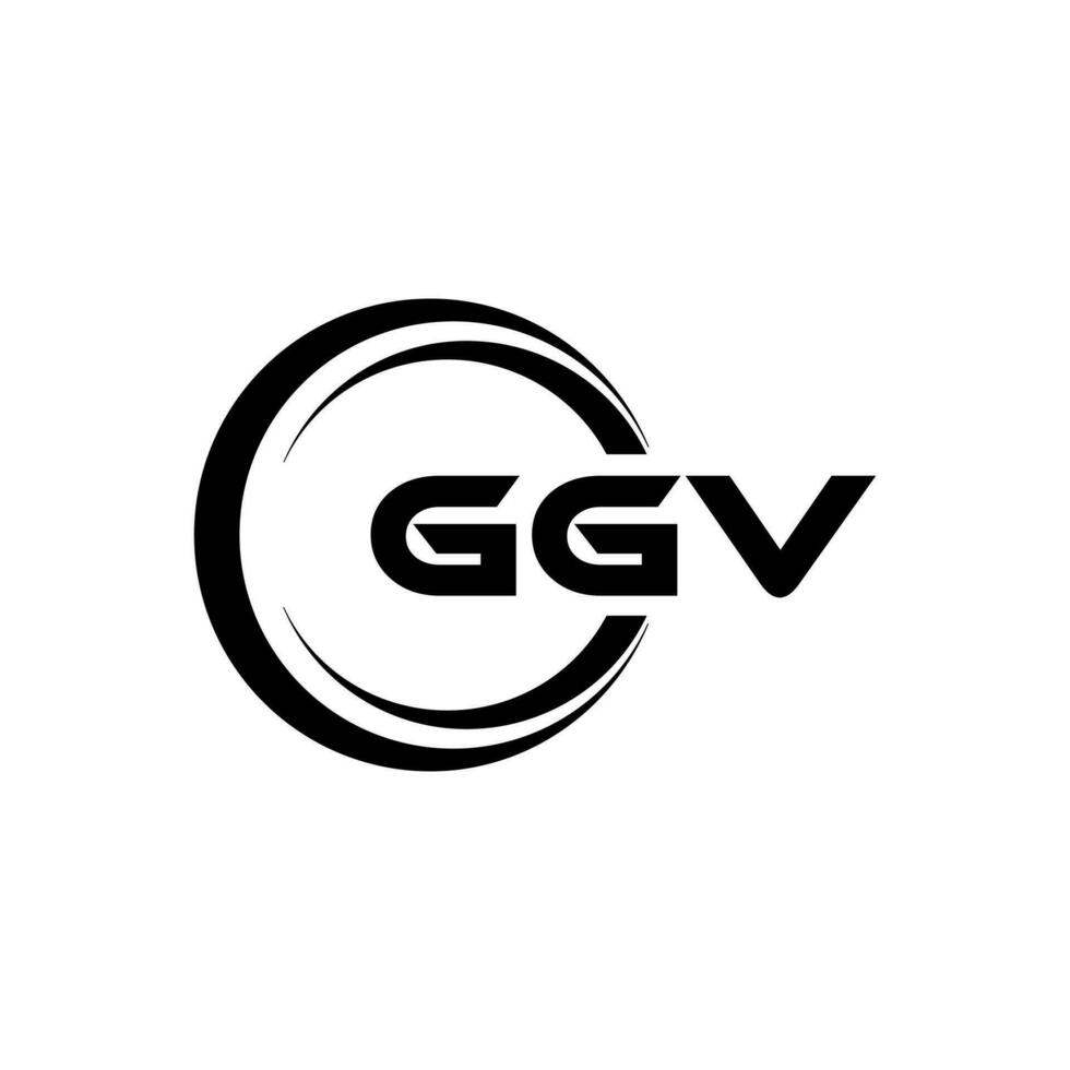 ggv logo diseño, inspiración para un único identidad. moderno elegancia y creativo diseño. filigrana tu éxito con el sorprendentes esta logo. vector