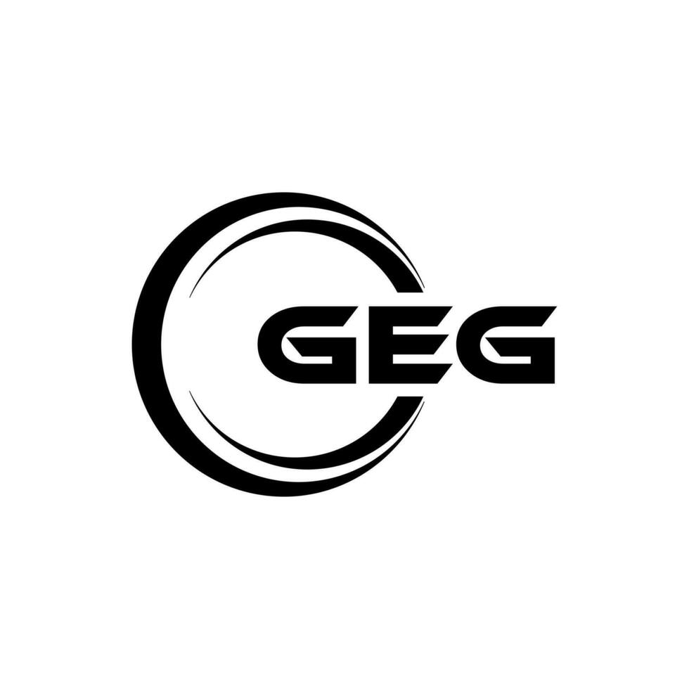 GEG Logo Design, Inspiration for a Unique Identity. Modern Elegance and Creative Design. Watermark Your Success with the Striking this Logo. vector