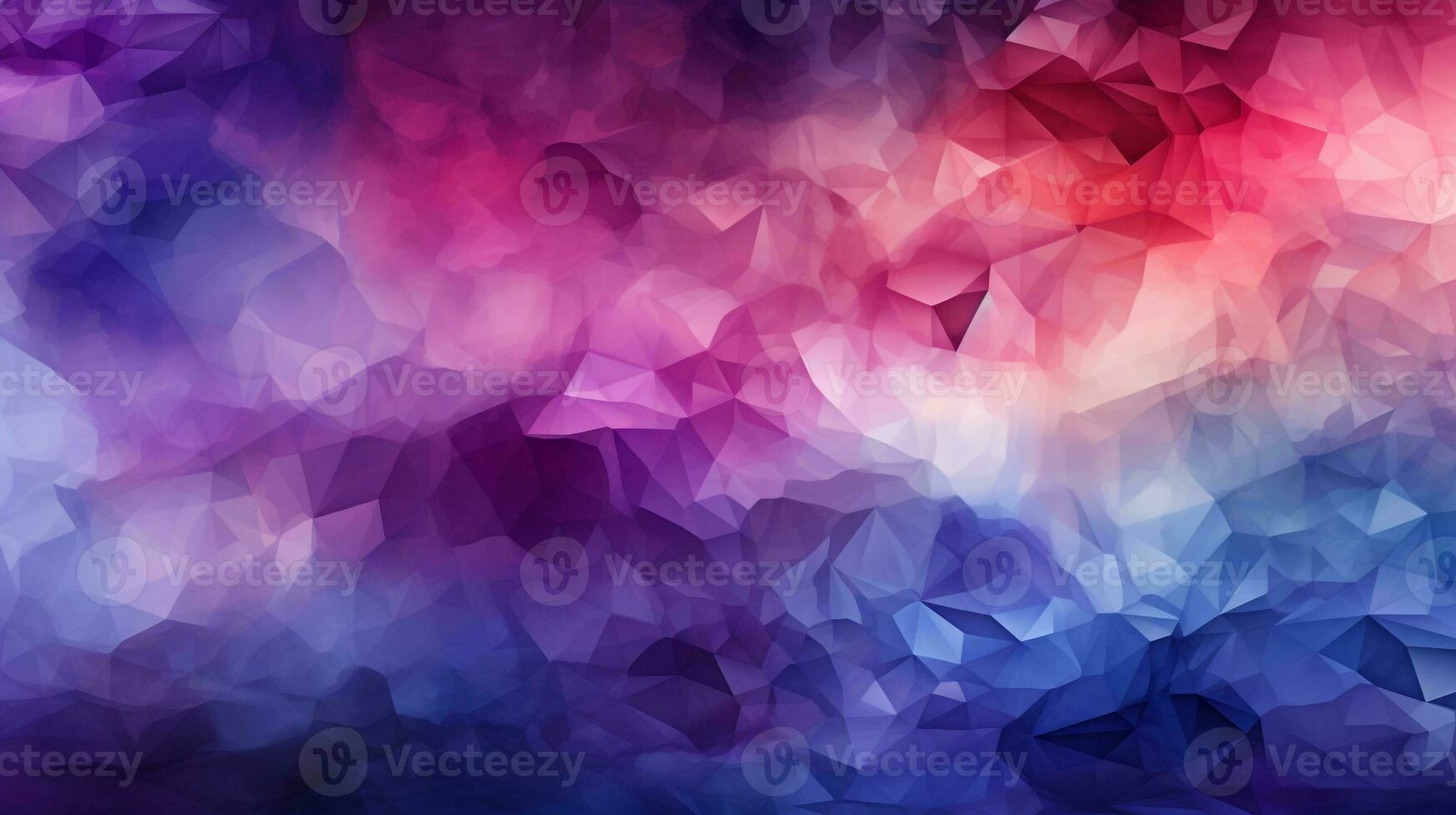 purple polygon background ai photo