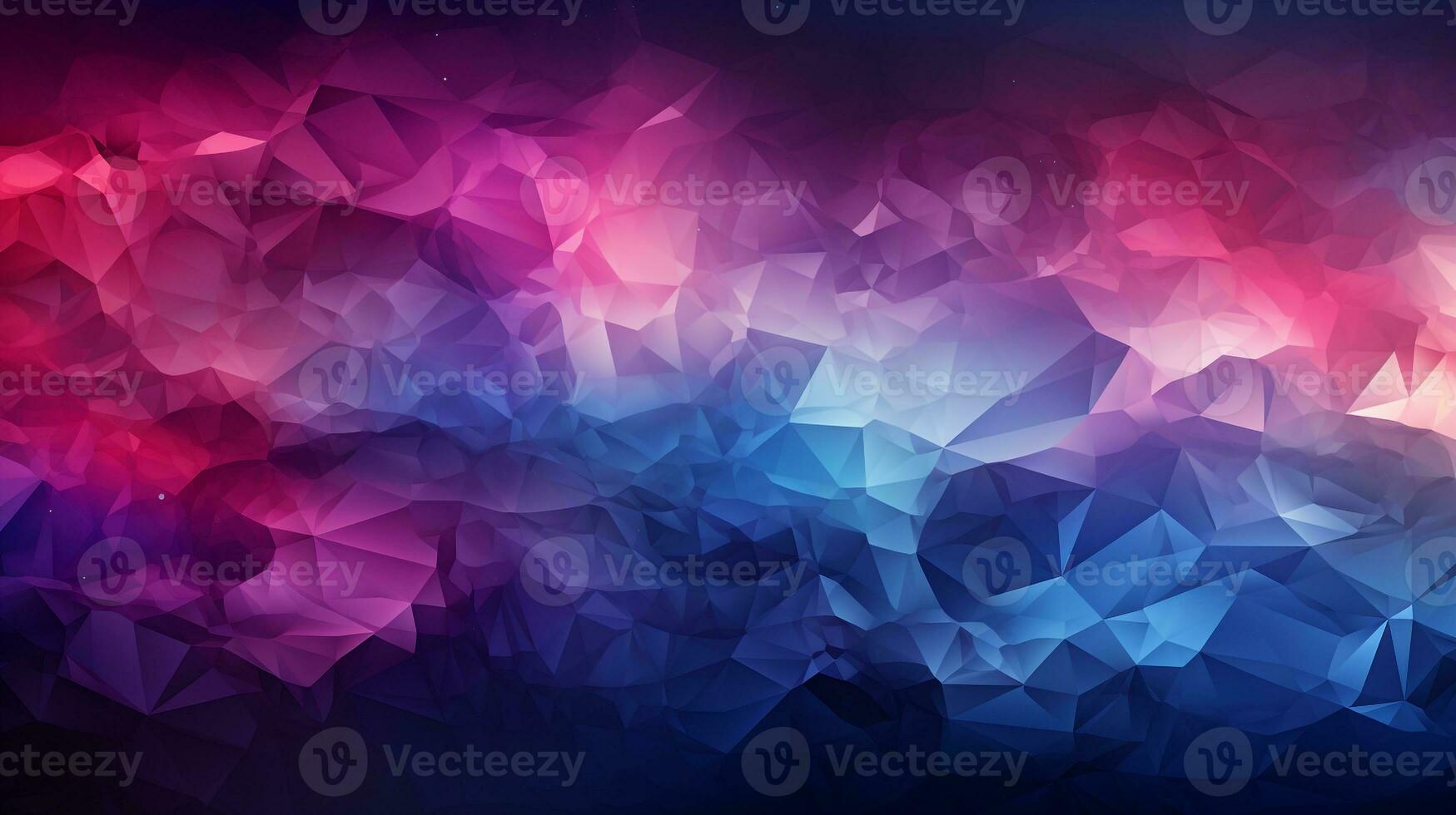 purple polygon background ai photo