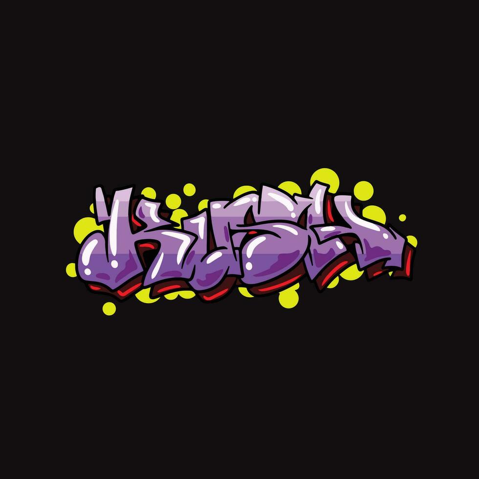 graffiti vector tagging letter word text street art mural hand draw