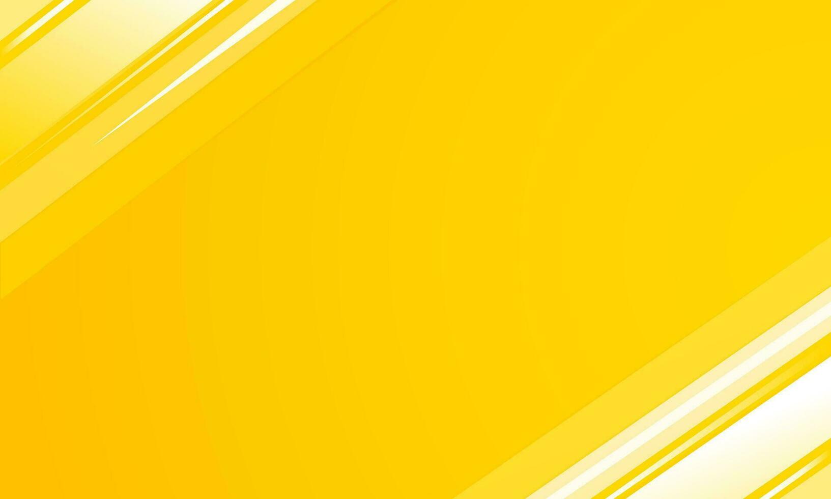 Business presentation lighting corners on yellow background template. Vector illustration.