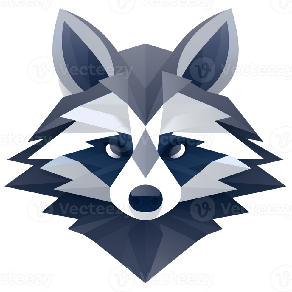 cartoon raccoon ai generative png