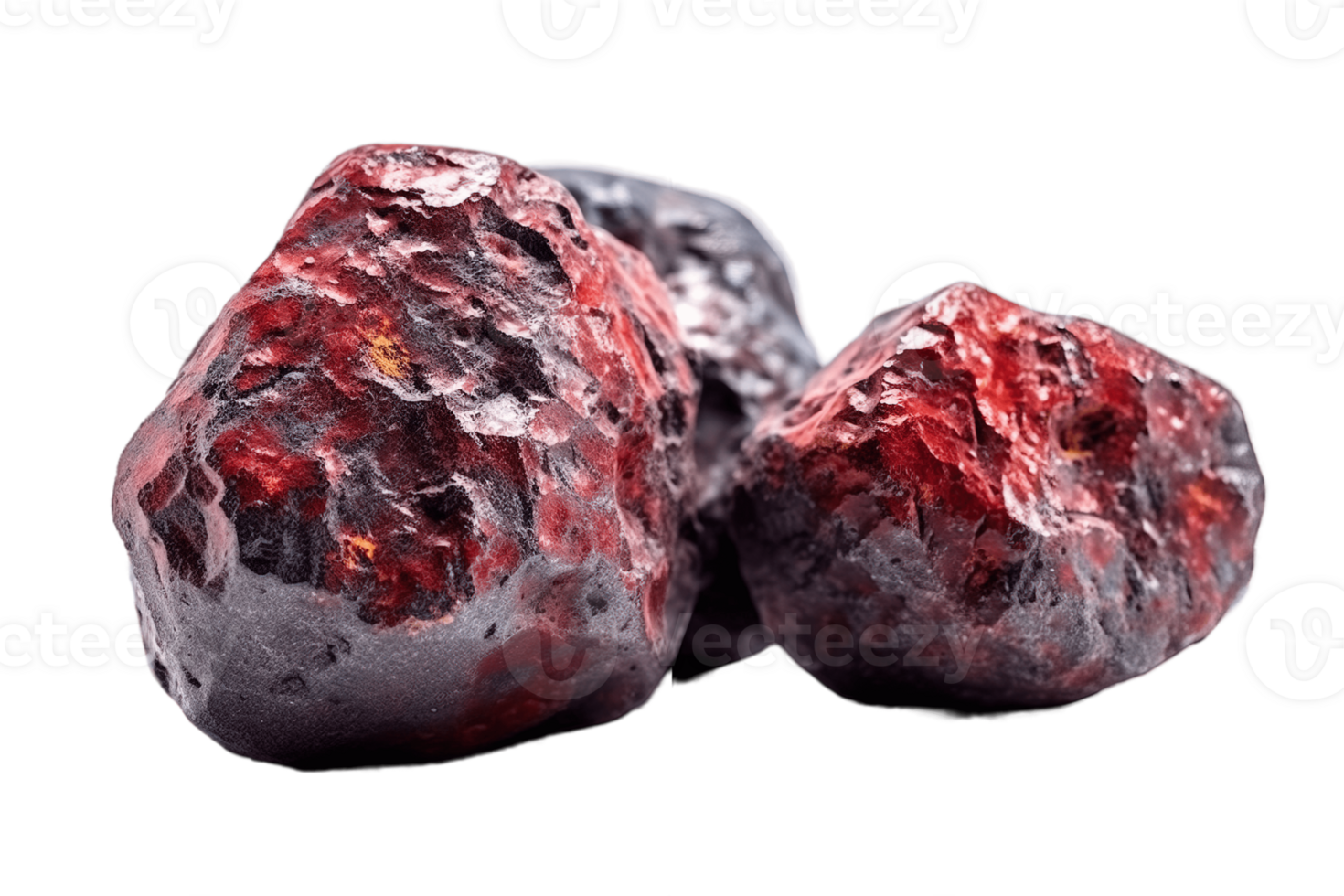 Painite rare precious natural geological stone on a transparent background, png. AI generated. png