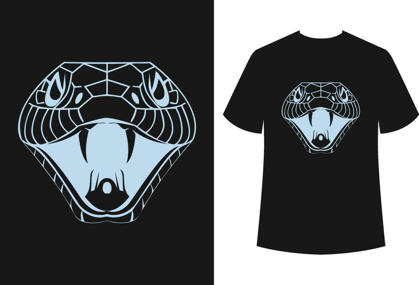 serpiente camiseta diseño vector