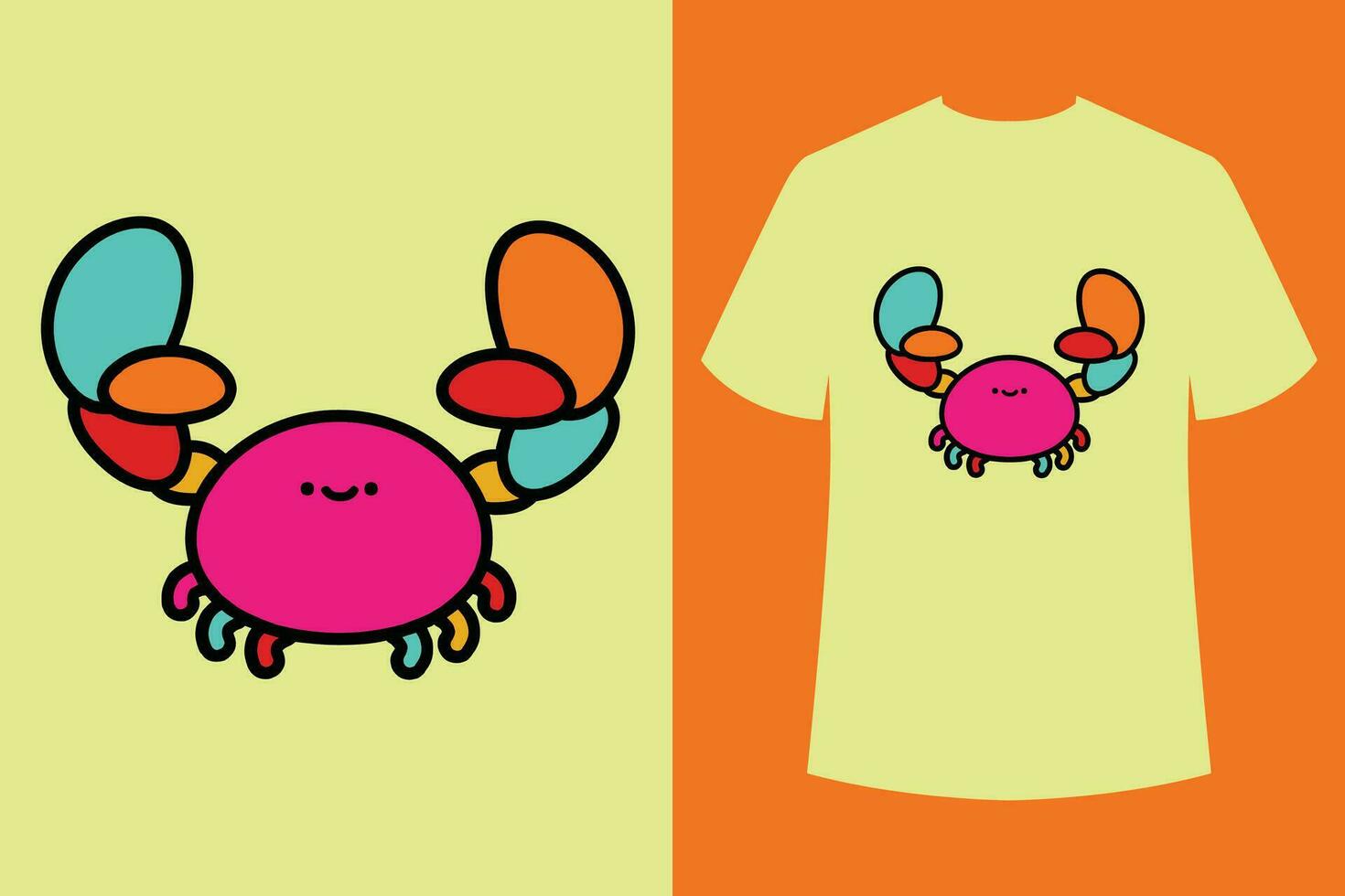 Children T-shirt Design vector