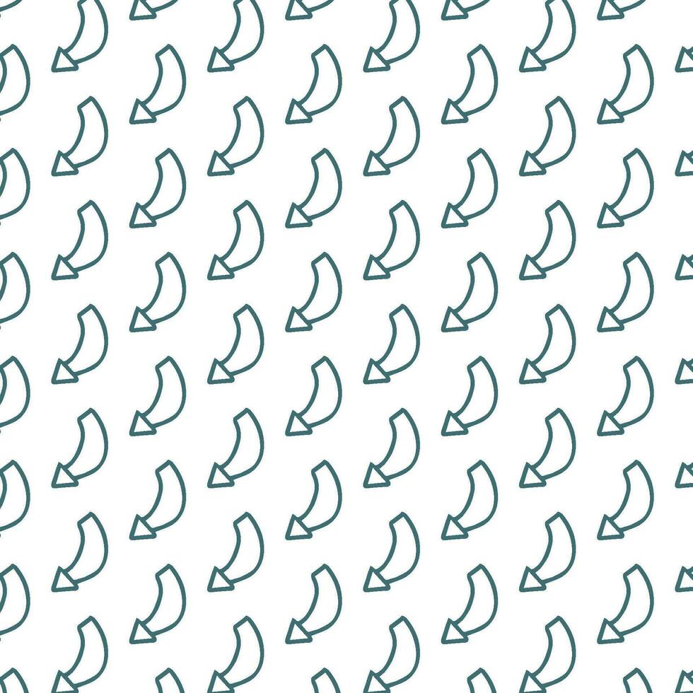 Doodle arrow pattern. Hand drawn arraw texture. Best using for school, business, studing background vector