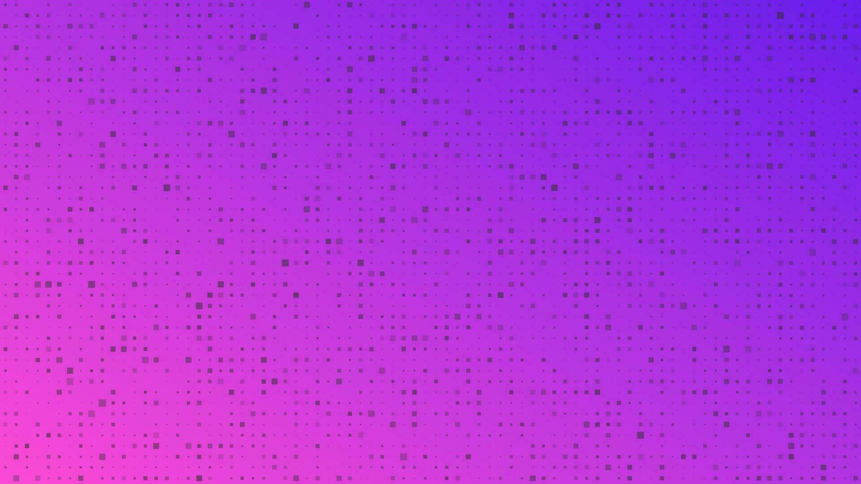 Abstract geometric background of squares. Purple pixel background with empty space. Vector illustration.