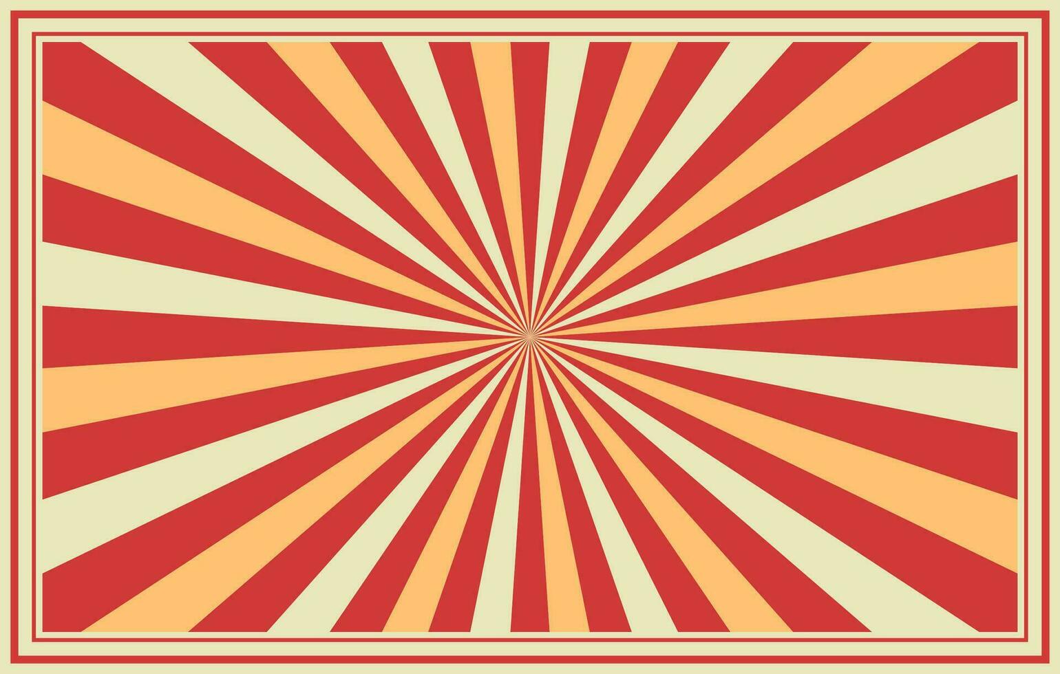 Circus or carnival retro background, sunlight rays vector