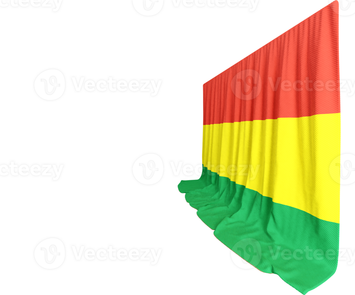 Bolivia in 3D render Flags png