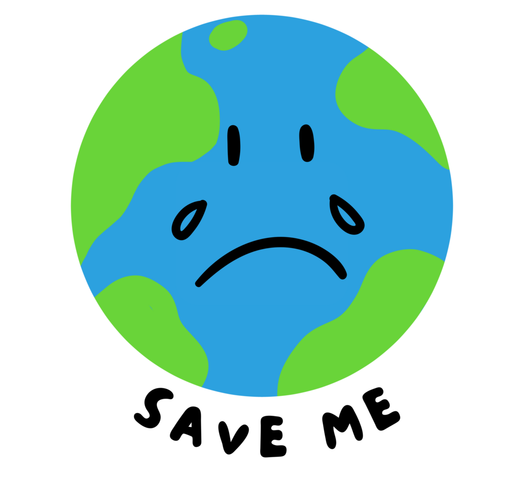 World environment and earth day concept png