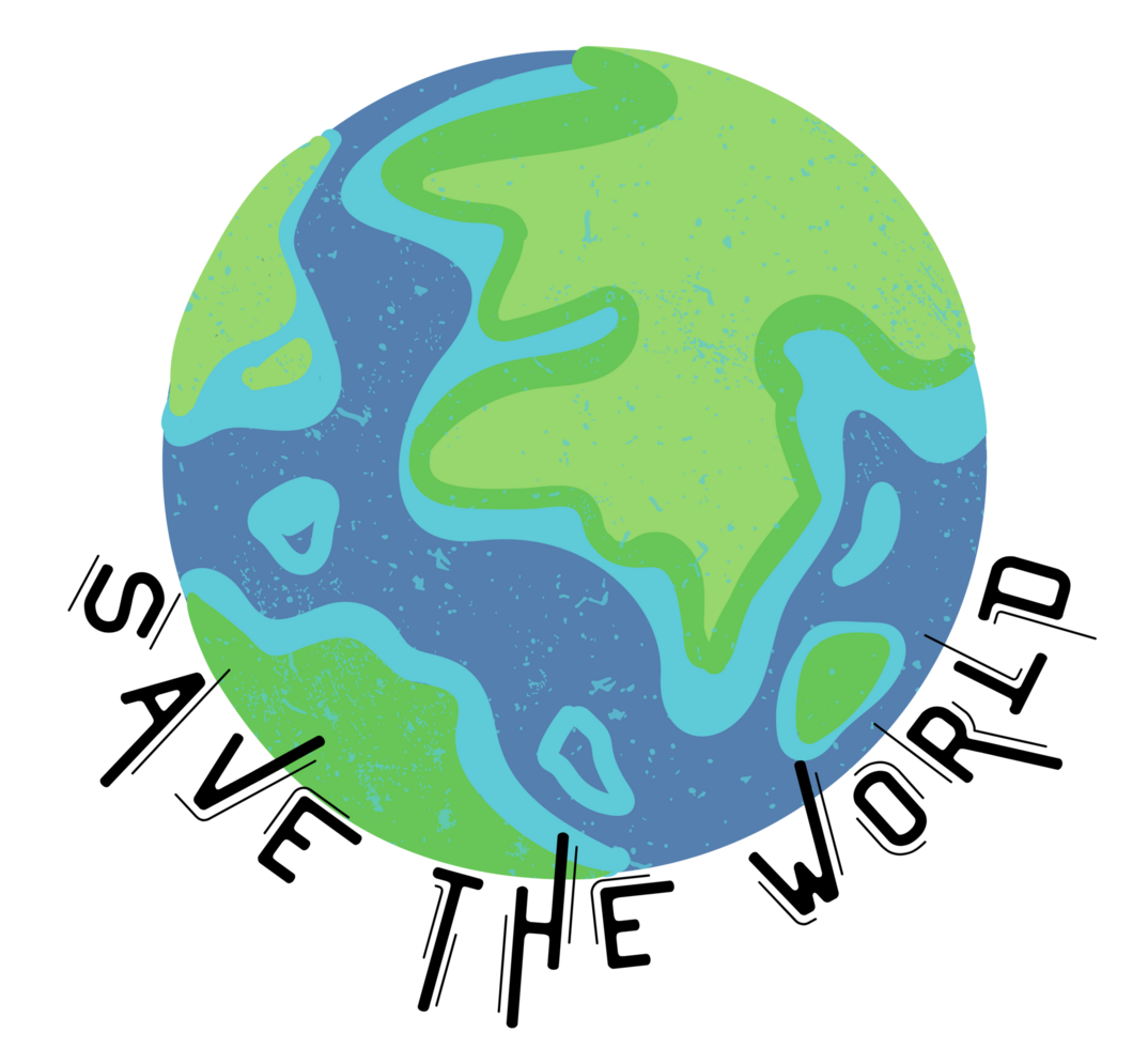 World environment and earth day concept png