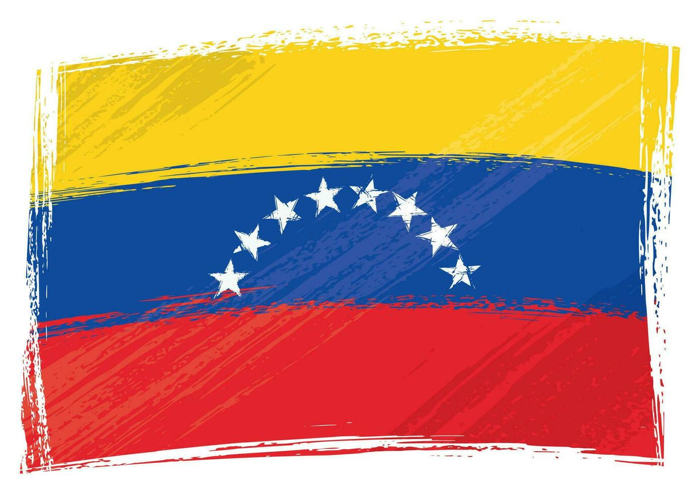 grunge Venezuela bandera vector