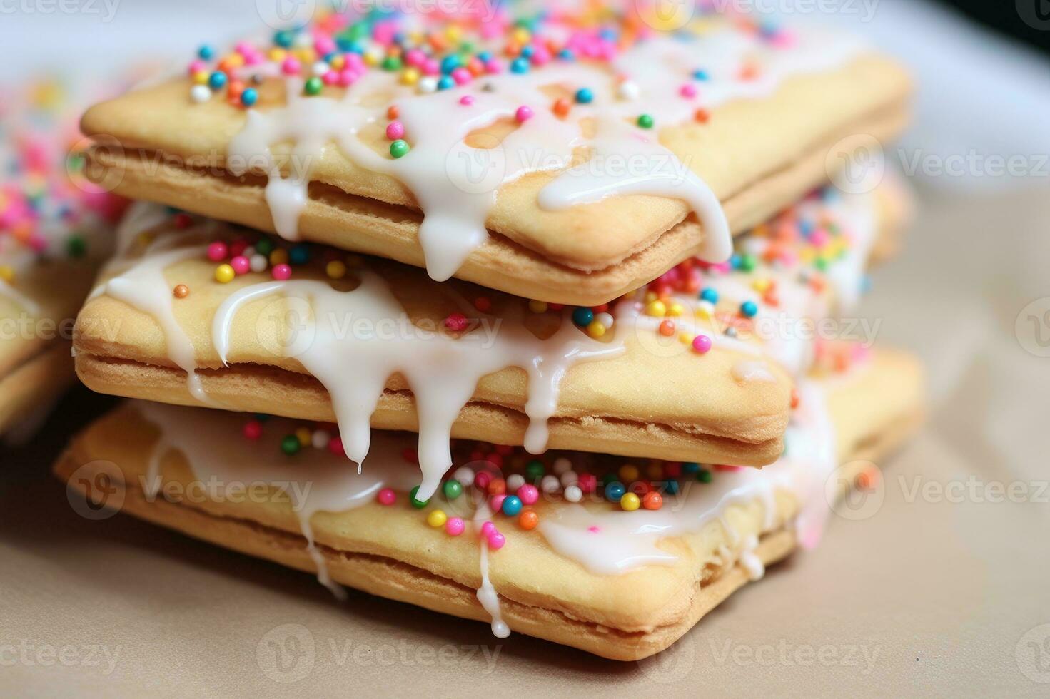 popular tartas galletas. generativo ai foto