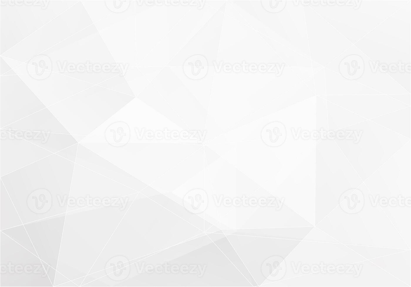 Abstract grey polygonal background with semitransparent triangles photo