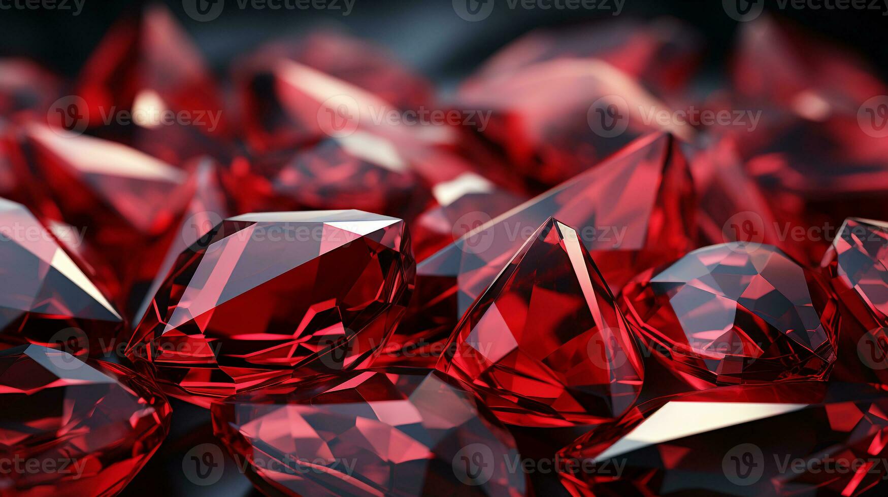 background red diamond ai photo