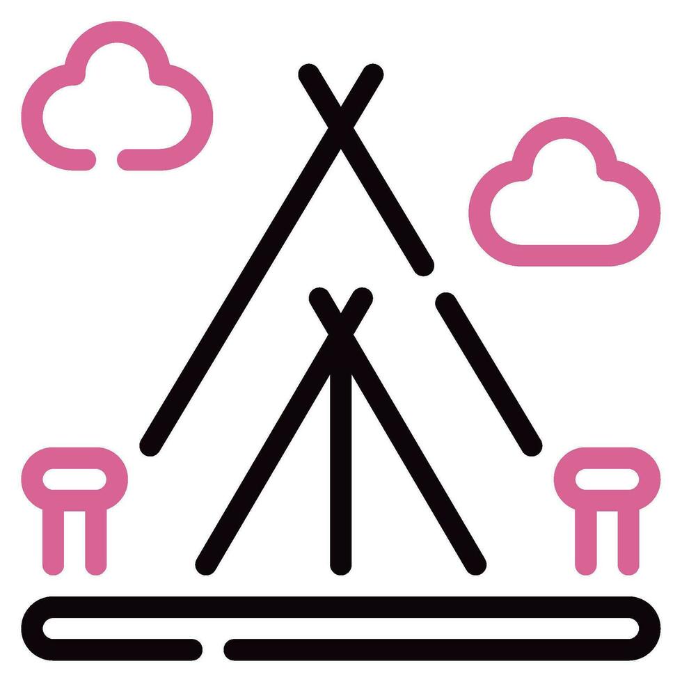 Outdoor Activities icon illustration vector
