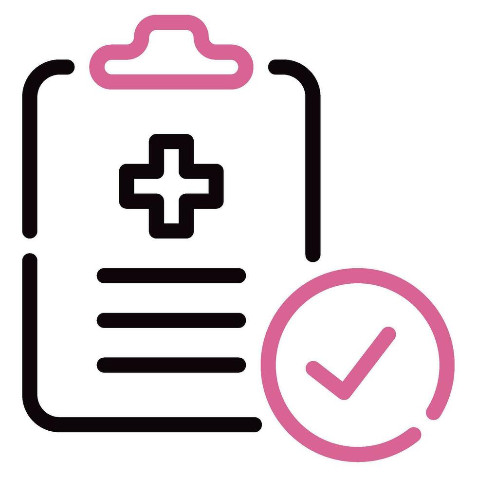 Health Checkup icon illustration vector