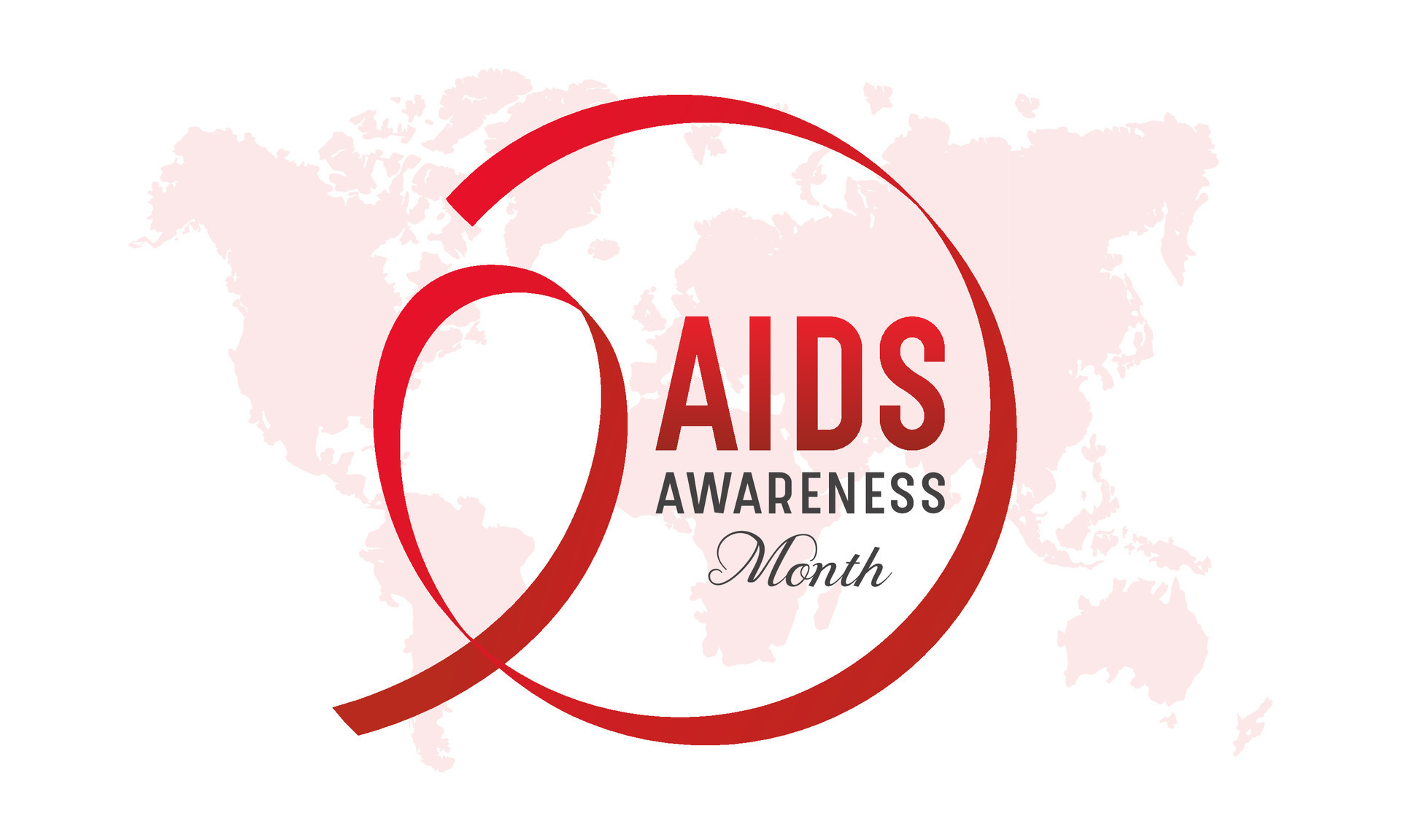Aids awareness month good for aids awareness month celebration. Vector