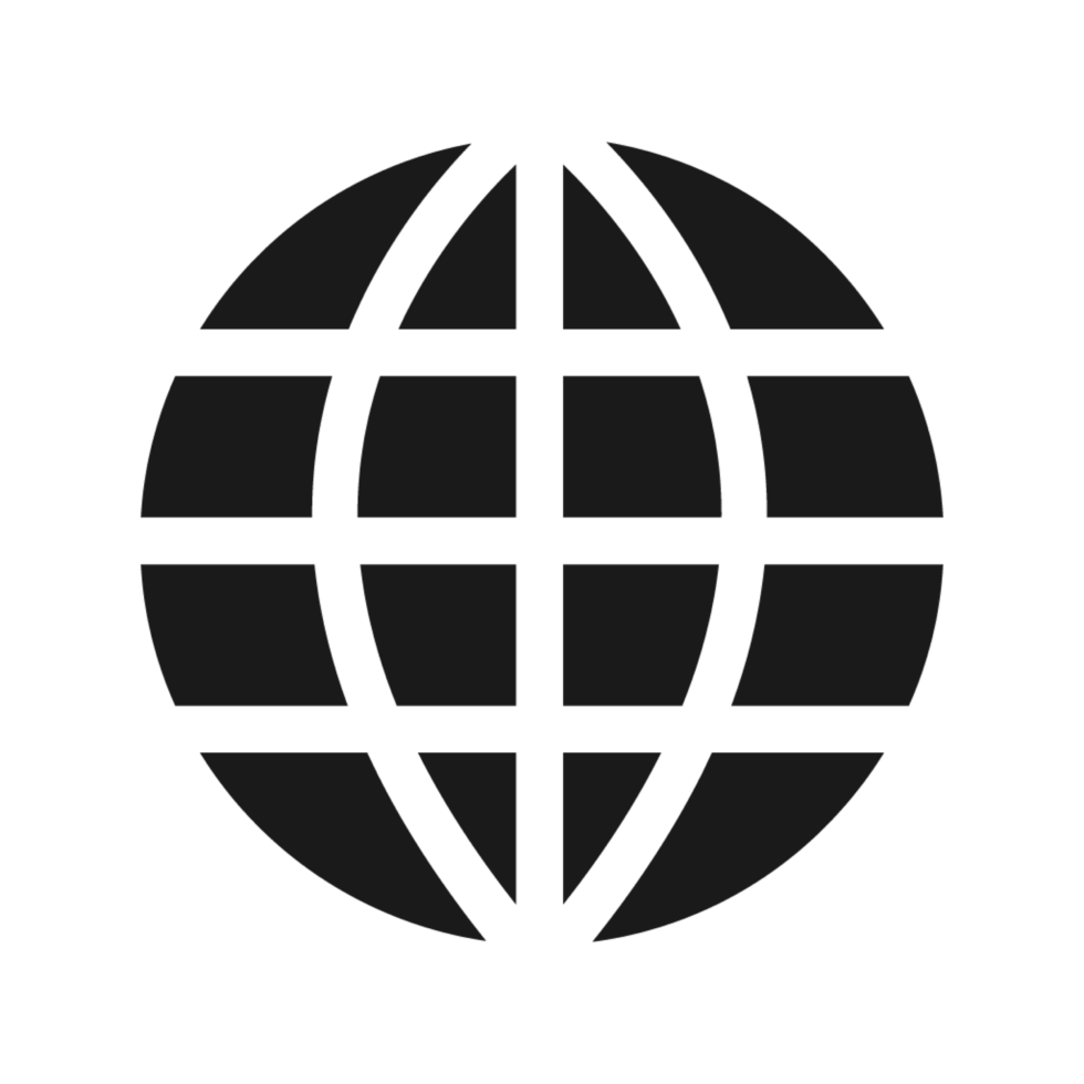 web icon, website or internet line art icon for png