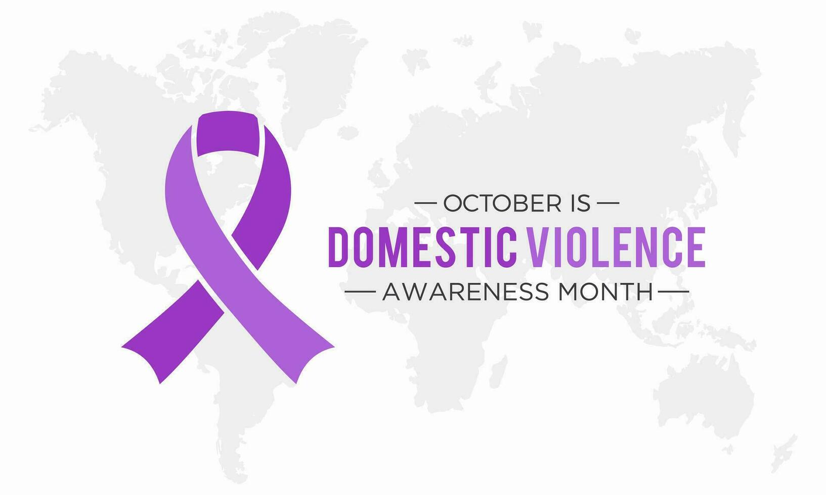 Premium Photo  Watercolor illustration purple ribbon symbol domestic  violence awareness month october