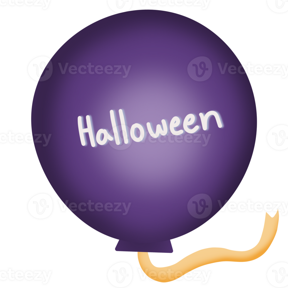 A Halloween balloon png