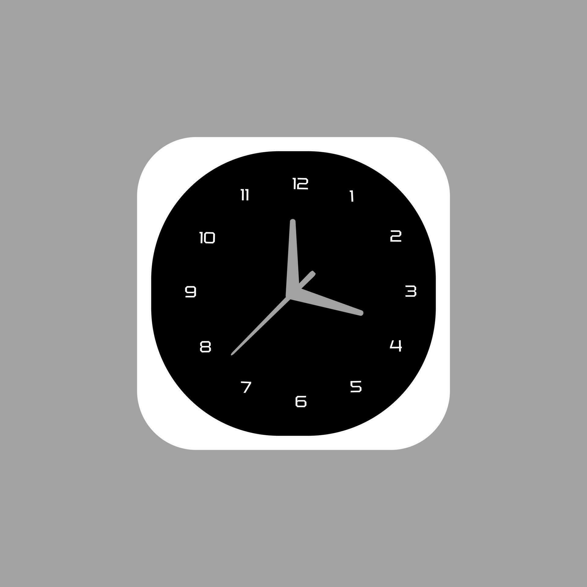 realistic circle shaped analog clock 28286551 Vector Art at Vecteezy