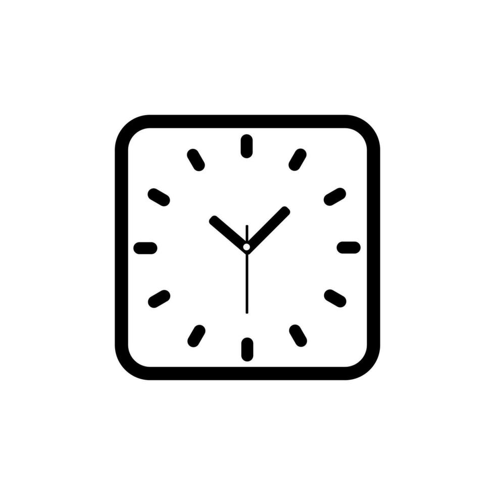 realistic circle shaped analog clock vector