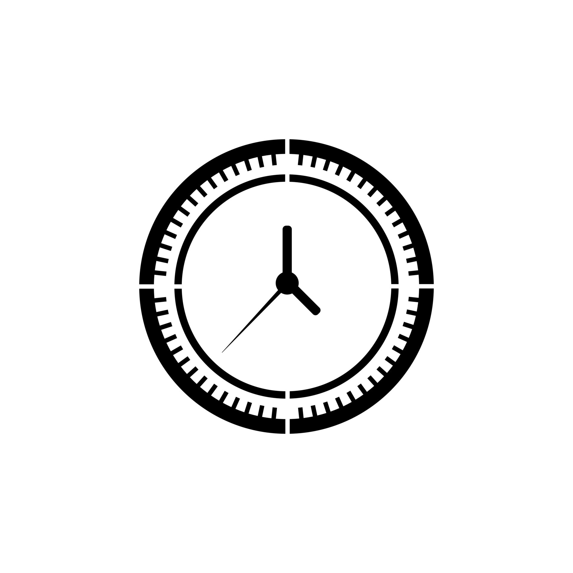 realistic circle shaped analog clock 28286584 Vector Art at Vecteezy